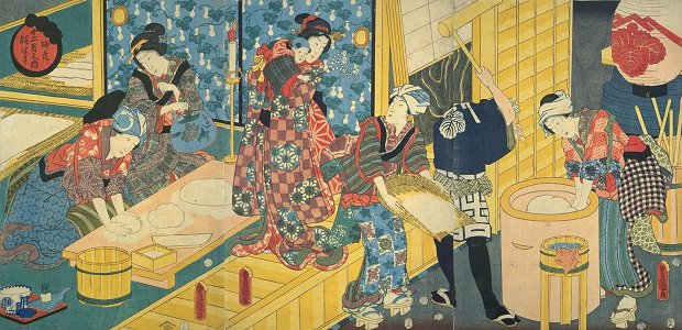 江戸食文化紀行-江戸の美味探訪- no.75「江戸の餅搗き」